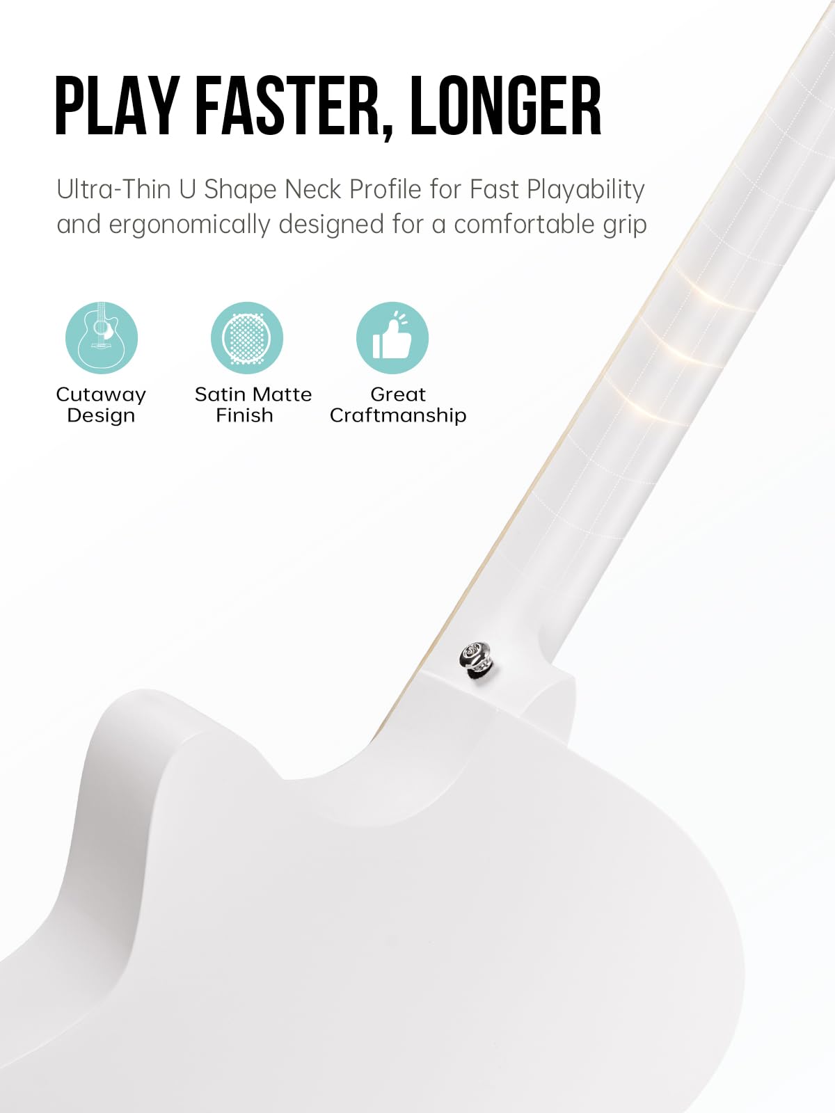 Đàn Guitar Acoustic Rosen G11A Mahogany - Neo Series, Colorful - Việt Music