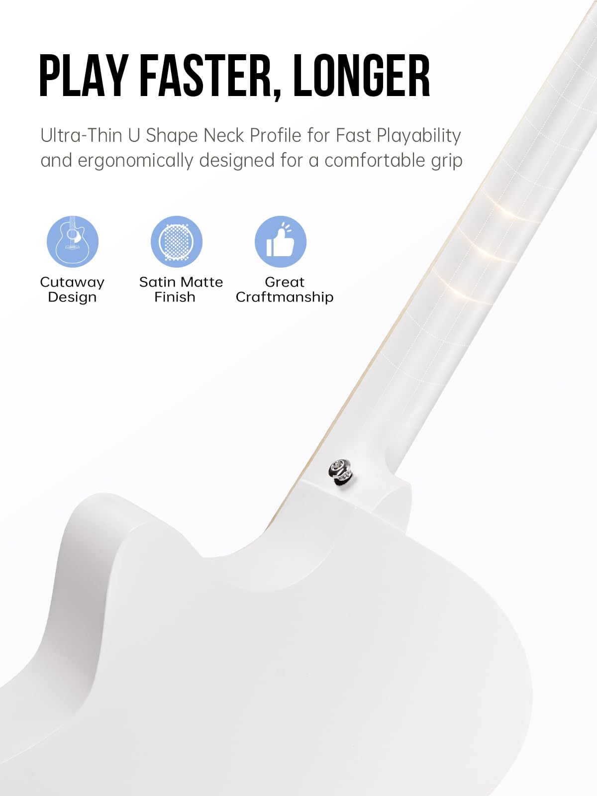 Đàn Guitar Acoustic Rosen G11A Mahogany - Neo Series, Colorful - Việt Music