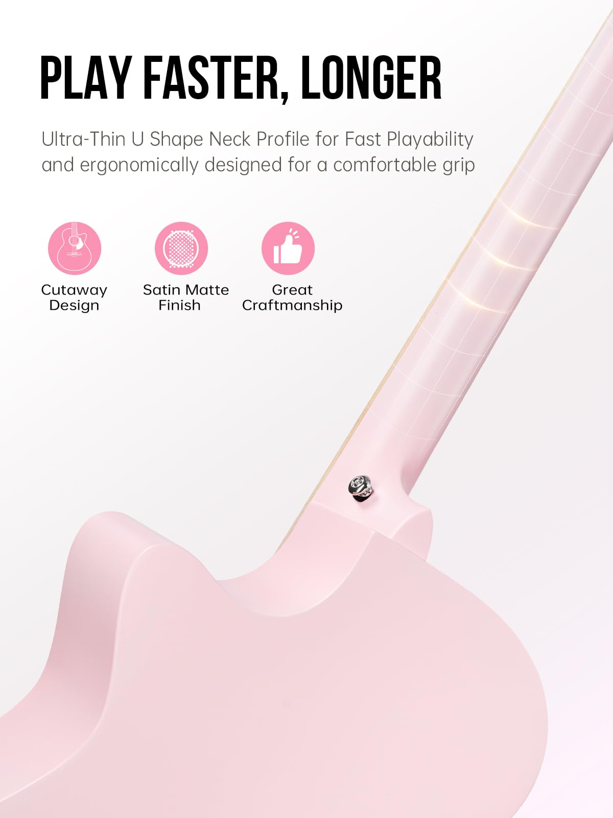 Đàn Guitar Acoustic Rosen G11A Mahogany - Neo Series, Colorful - Việt Music