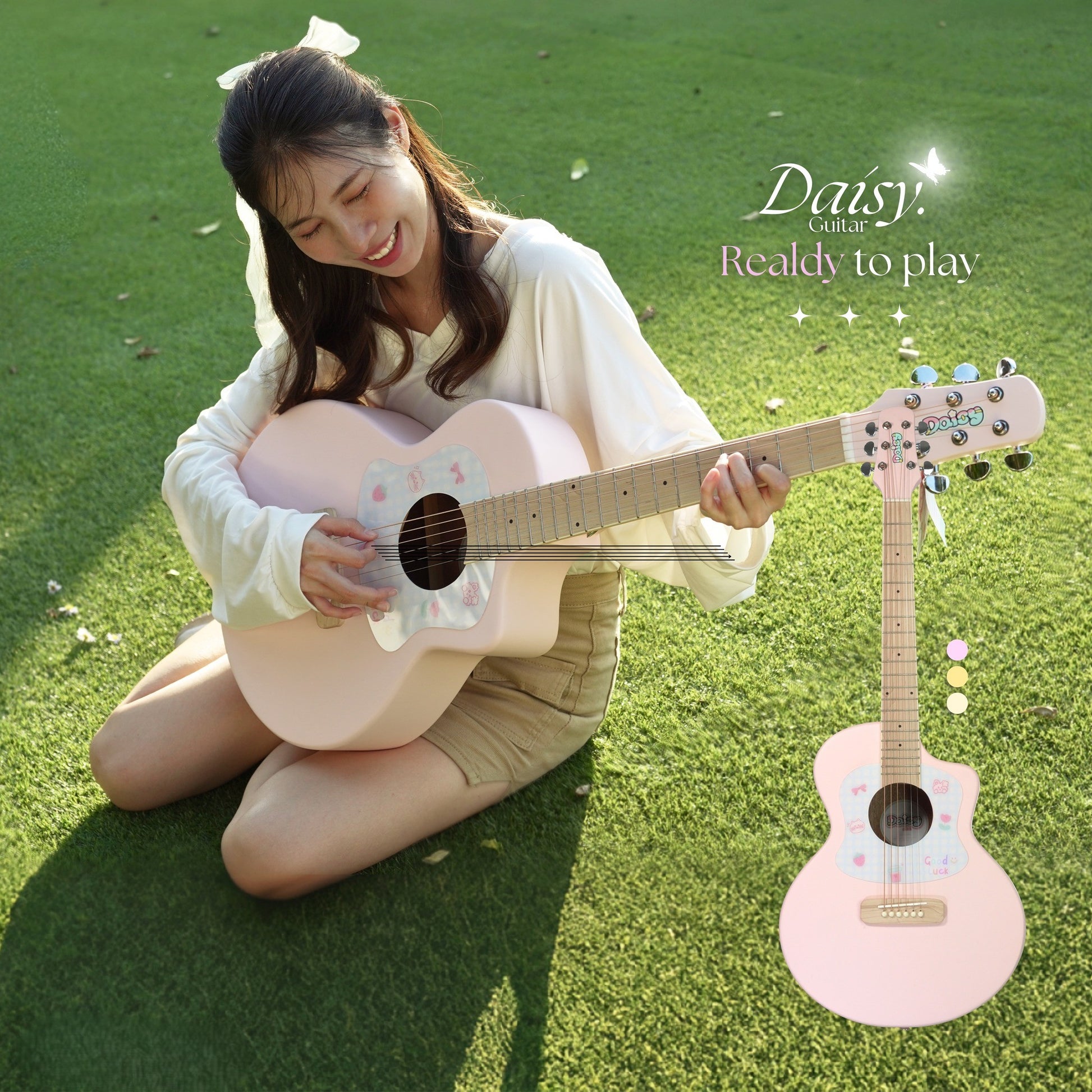 Đàn Guitar Acoustic Daisy D100 Size 1/2 - Việt Music