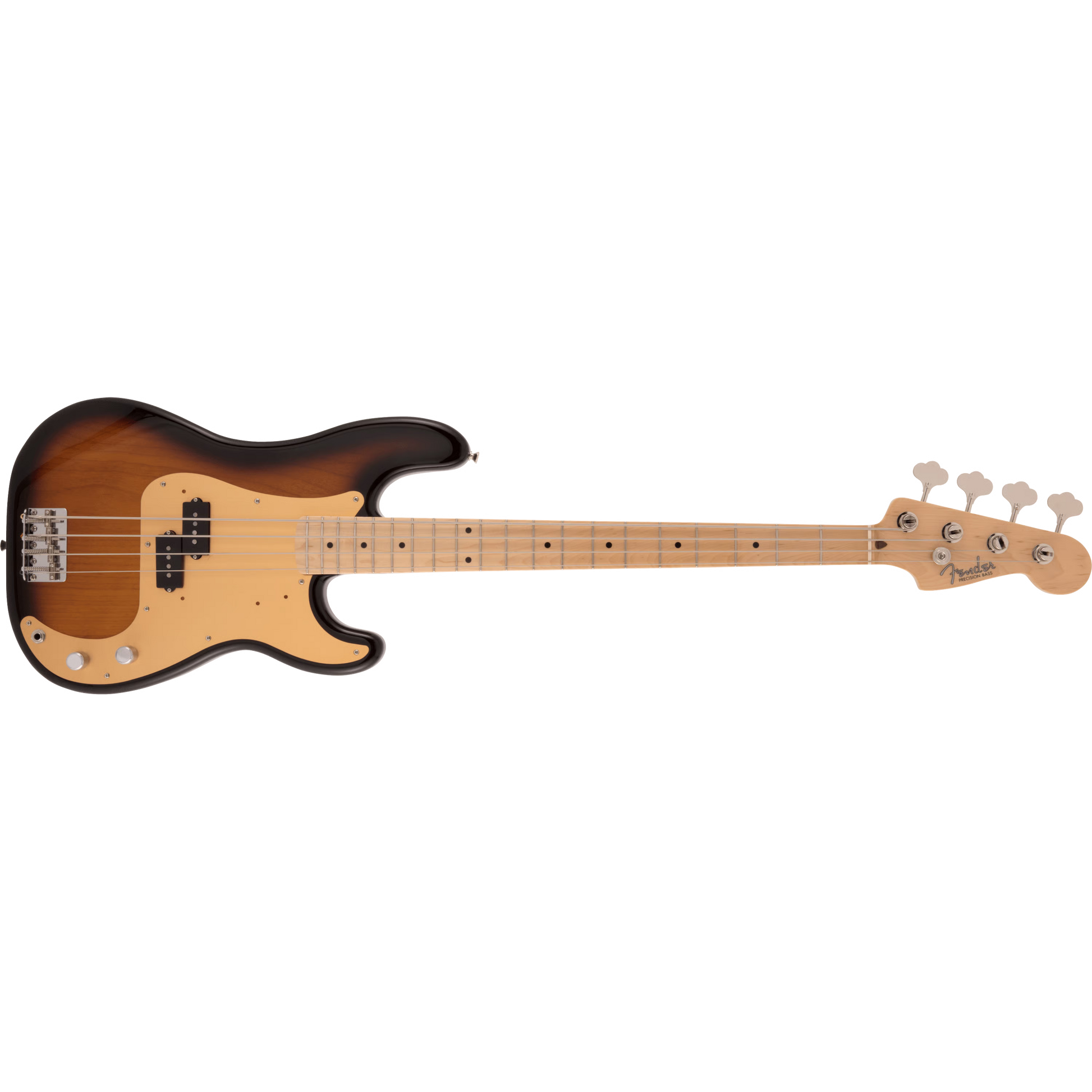Đàn Guitar Bass Fender Made In Japan Heritage 50s Precision Bass S, Maple Fingerboard, 2-Color Sunburst - 4 Strings - Việt Music