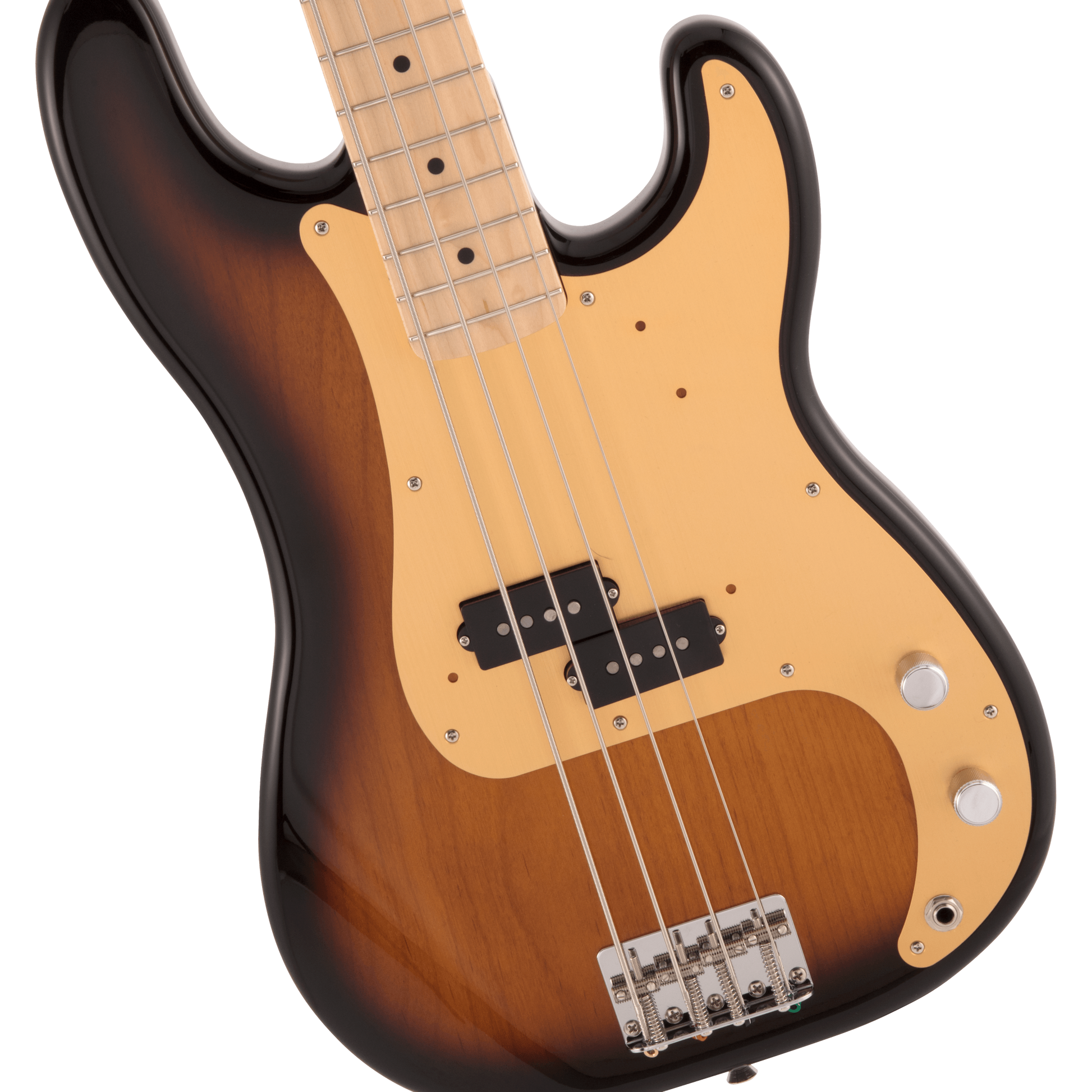 Đàn Guitar Bass Fender Made In Japan Heritage 50s Precision Bass S, Maple Fingerboard, 2-Color Sunburst - 4 Strings - Việt Music