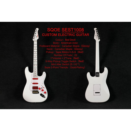 Đàn Guitar Điện Sqoe SEST1008 HSS, Maple Fingerboard - Việt Music