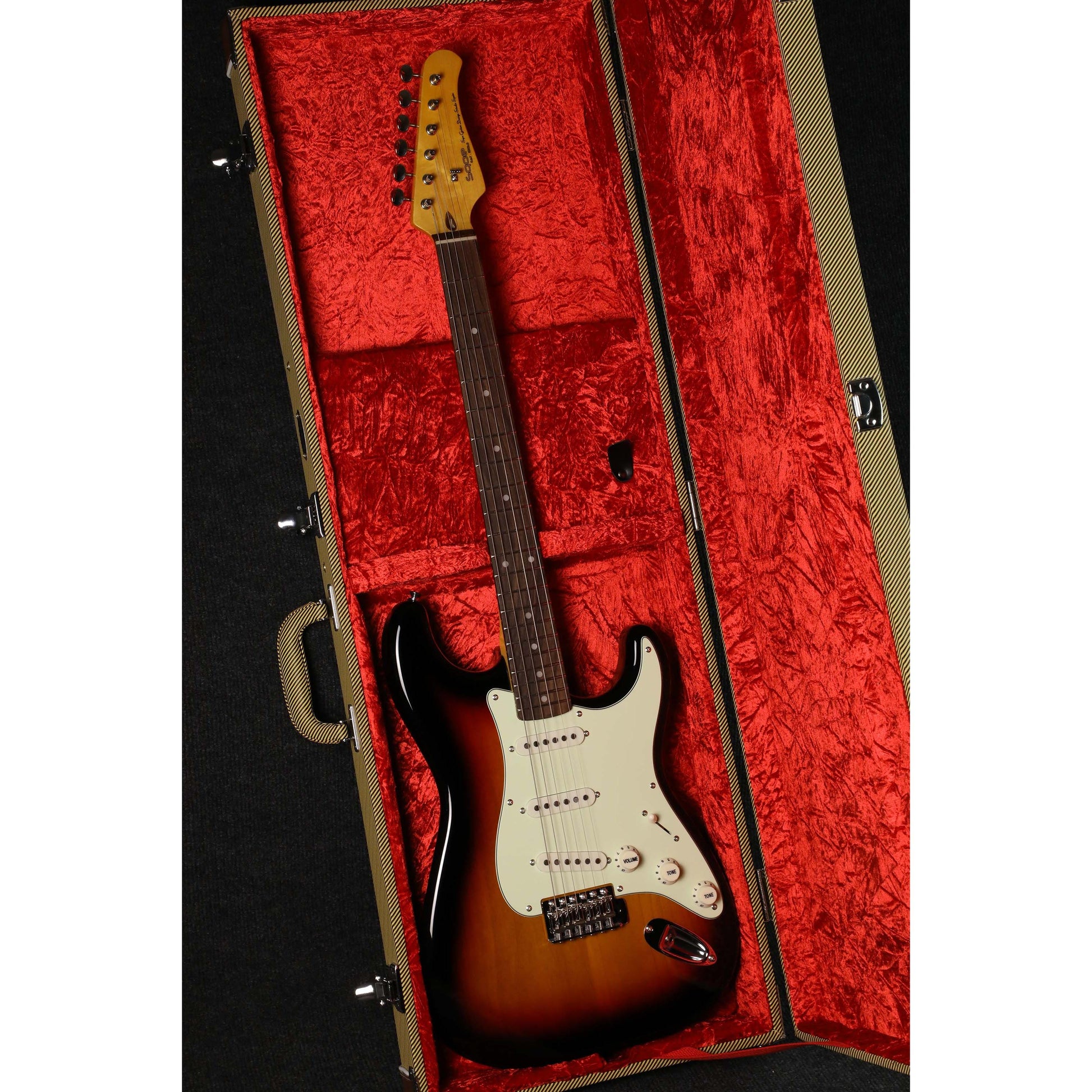 Đàn Guitar Điện Sqoe SEST1002 SSS, Rosewood Fingerboard - Việt Music