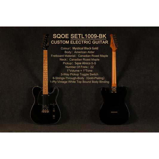 Đàn Guitar Điện Sqoe SETL1009 SS, Maple Fingerboard - Việt Music