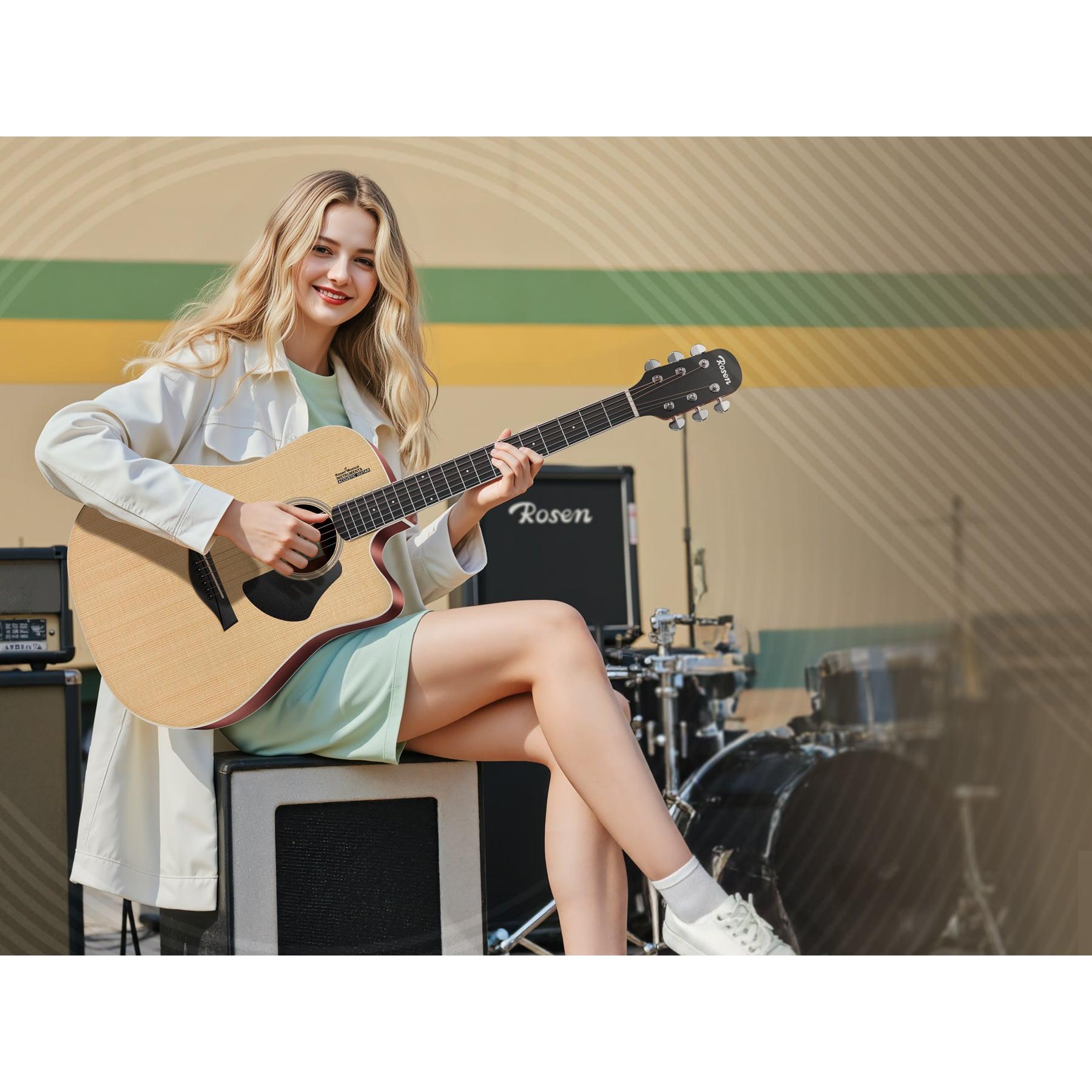 Đàn Guitar Acoustic Rosen G11D (2025) - Việt Music