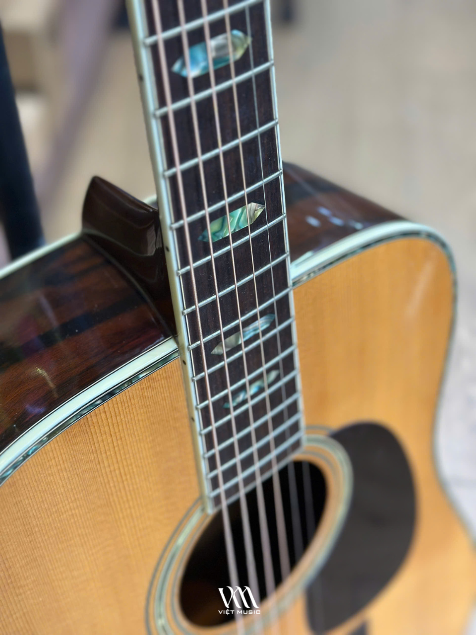 Đàn Guitar Acoustic Morris W40 1975 - Qua Sử Dụng - Việt Music