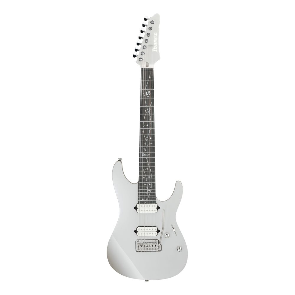 Đàn Guitar Điện Ibanez TOD70 Tim Henson Signature HH, Ebony Fingerboard, Classic Silver - 7 Strings - Việt Music