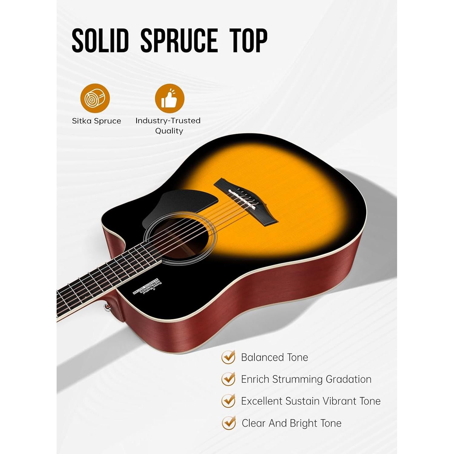 Đàn Guitar Acoustic Rosen G11D (2025) - Việt Music