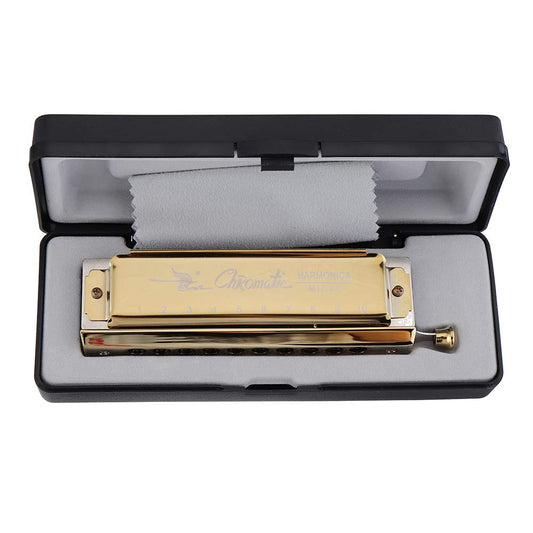 Kèn Harmonica Chromatic Swan SW1040C Gold - Việt Music