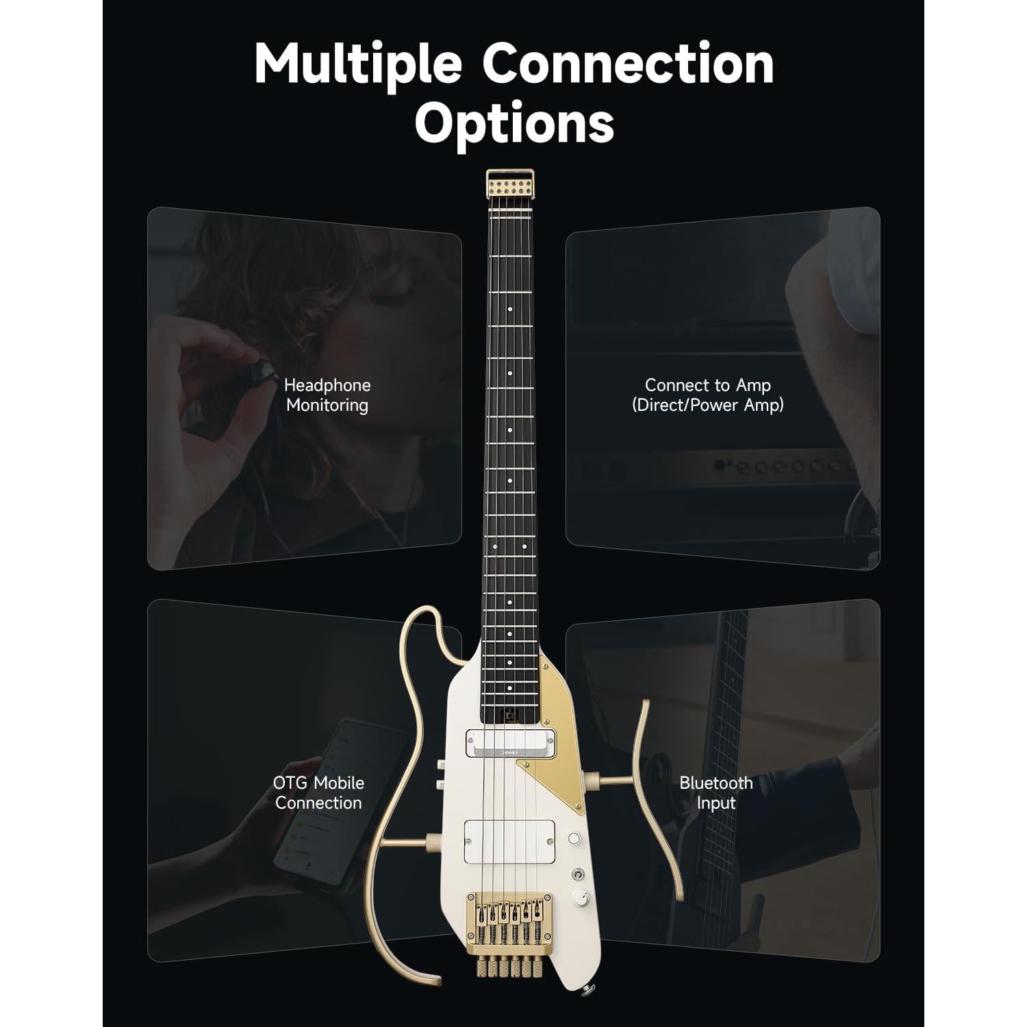 Đàn Guitar Điện Donner HUSH-X Pro - Việt Music