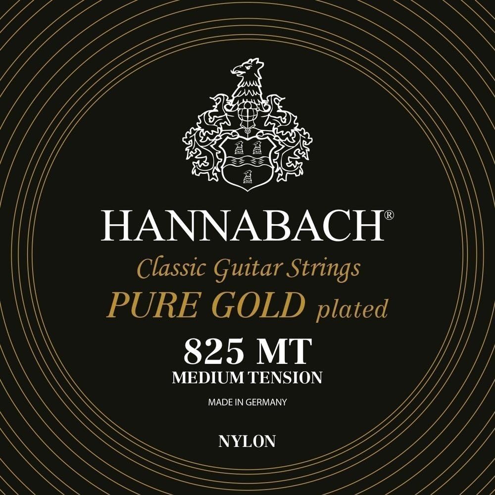 Dây Đàn Guitar Classic Hannabach 825 Pure Gold Plated - Việt Music