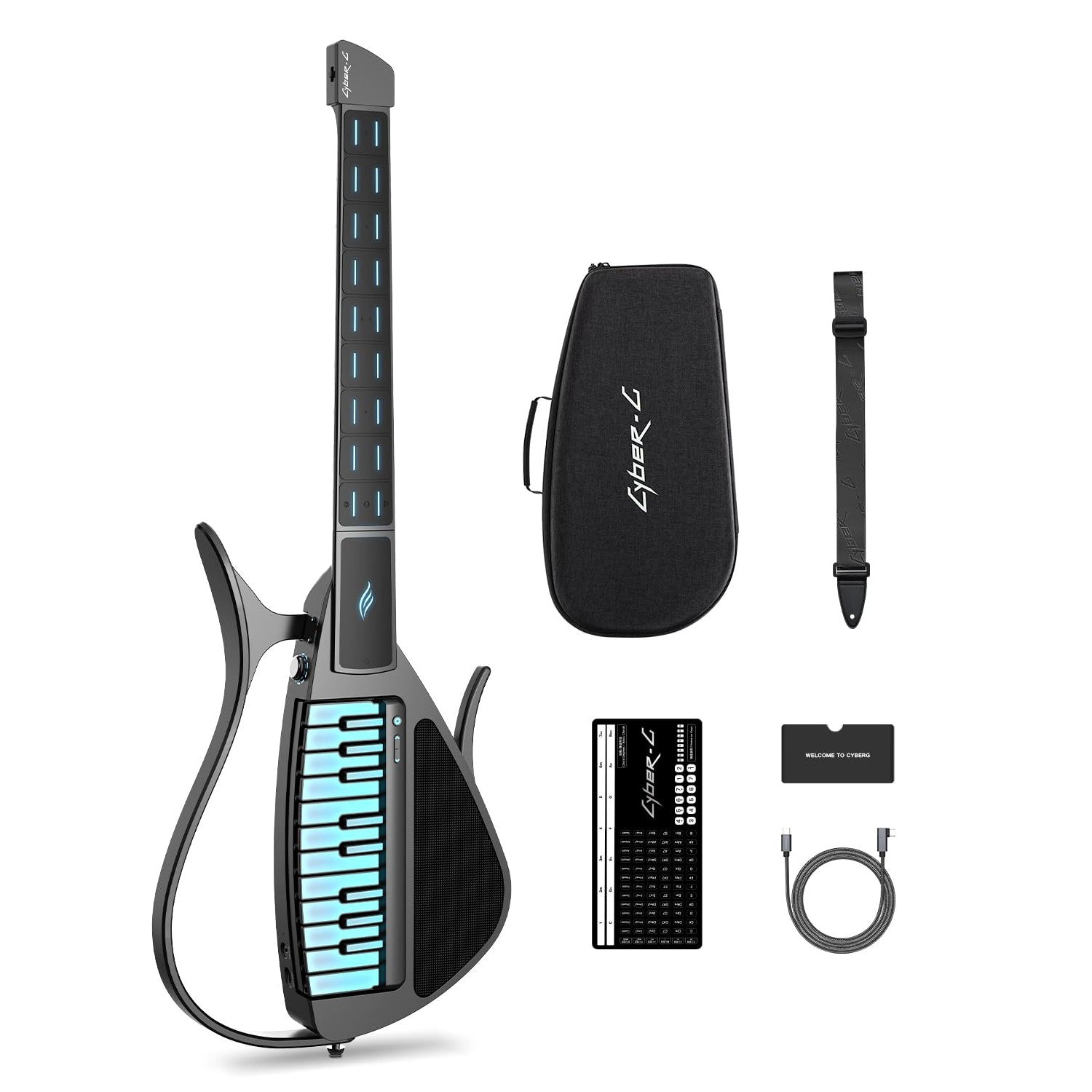 Đàn Guitar Điện Enya Cyber-G Automatic Stringless - Việt Music