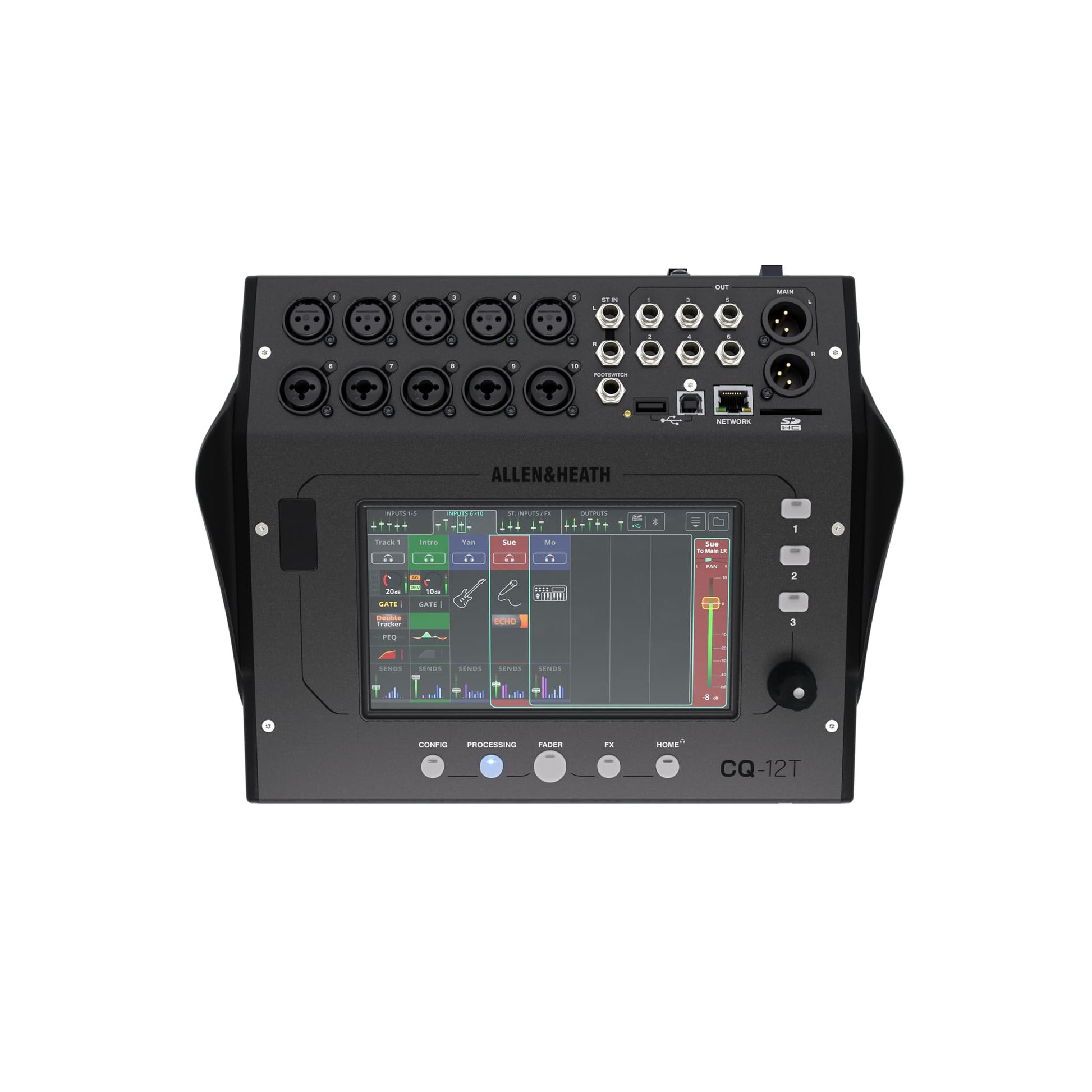 Mixer Allen & Heath CQ-12T 10-Channel Digital - Việt Music