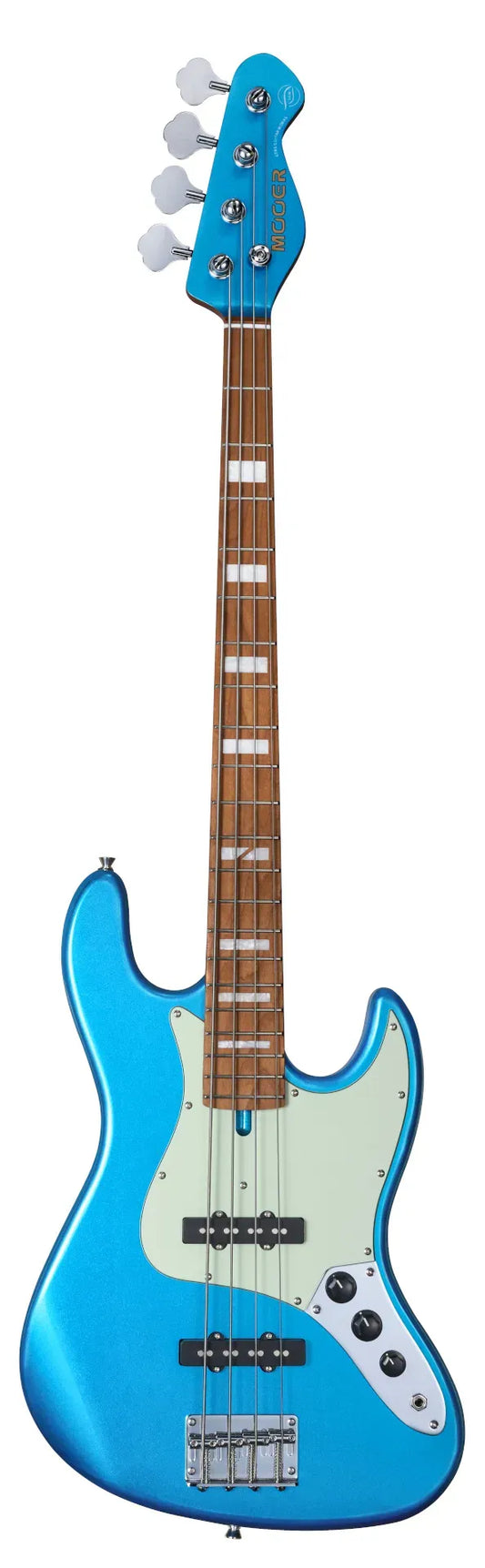 Đàn Guitar Bass Mooer MBJ410 SS, Maple Fingerboard, Metal Blue - 4 Strings