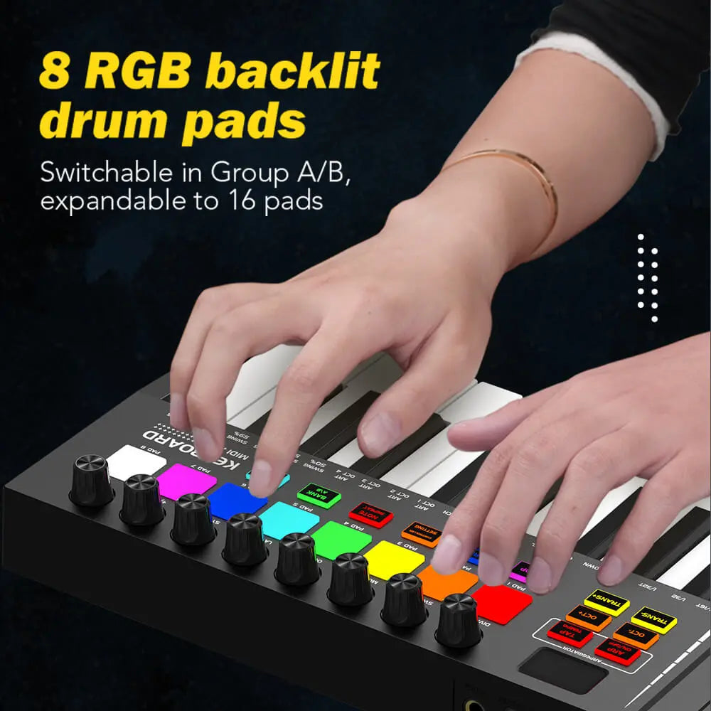 Midi Keyboard Controller Konix MD02 - Việt Music