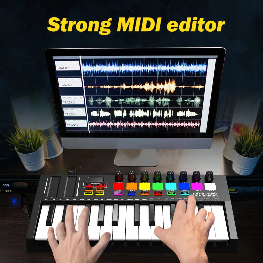 Midi Keyboard Controller Konix MD02 - Việt Music