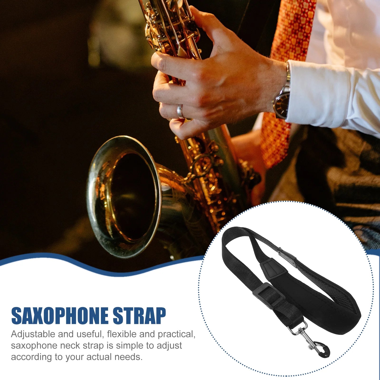 Dây Đeo Kèn Alto/Tenor Saxophone Nylon Strap - Việt Music