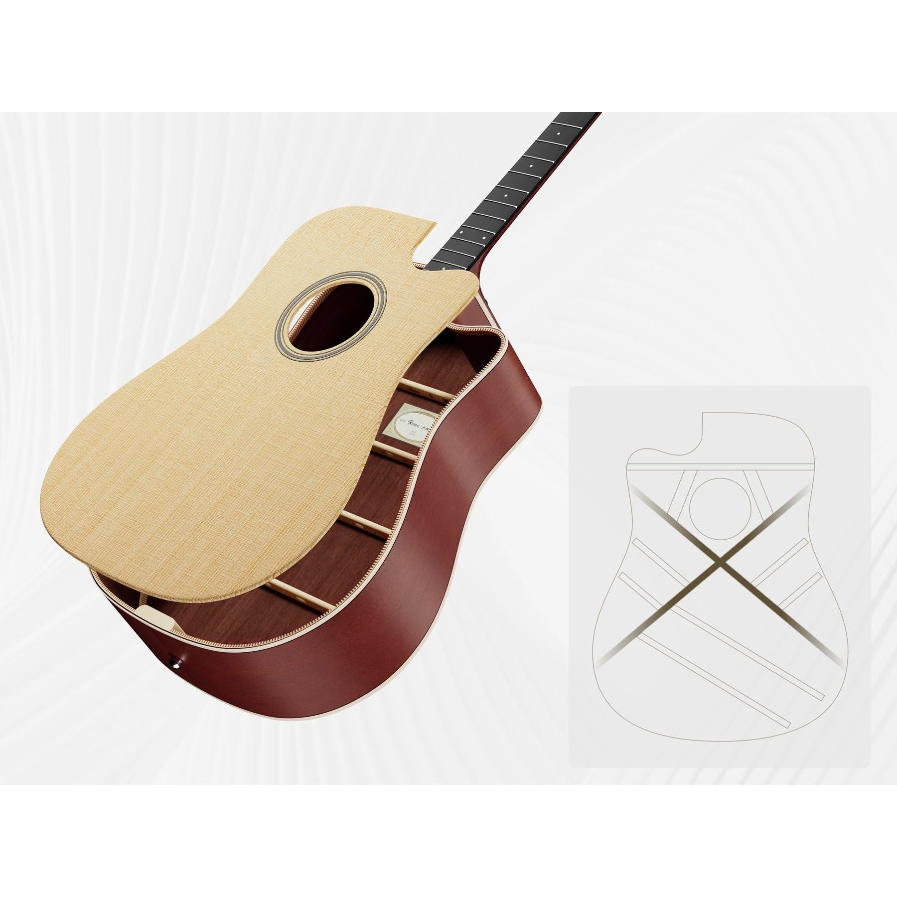 Đàn Guitar Acoustic Rosen G11D (2025) - Việt Music