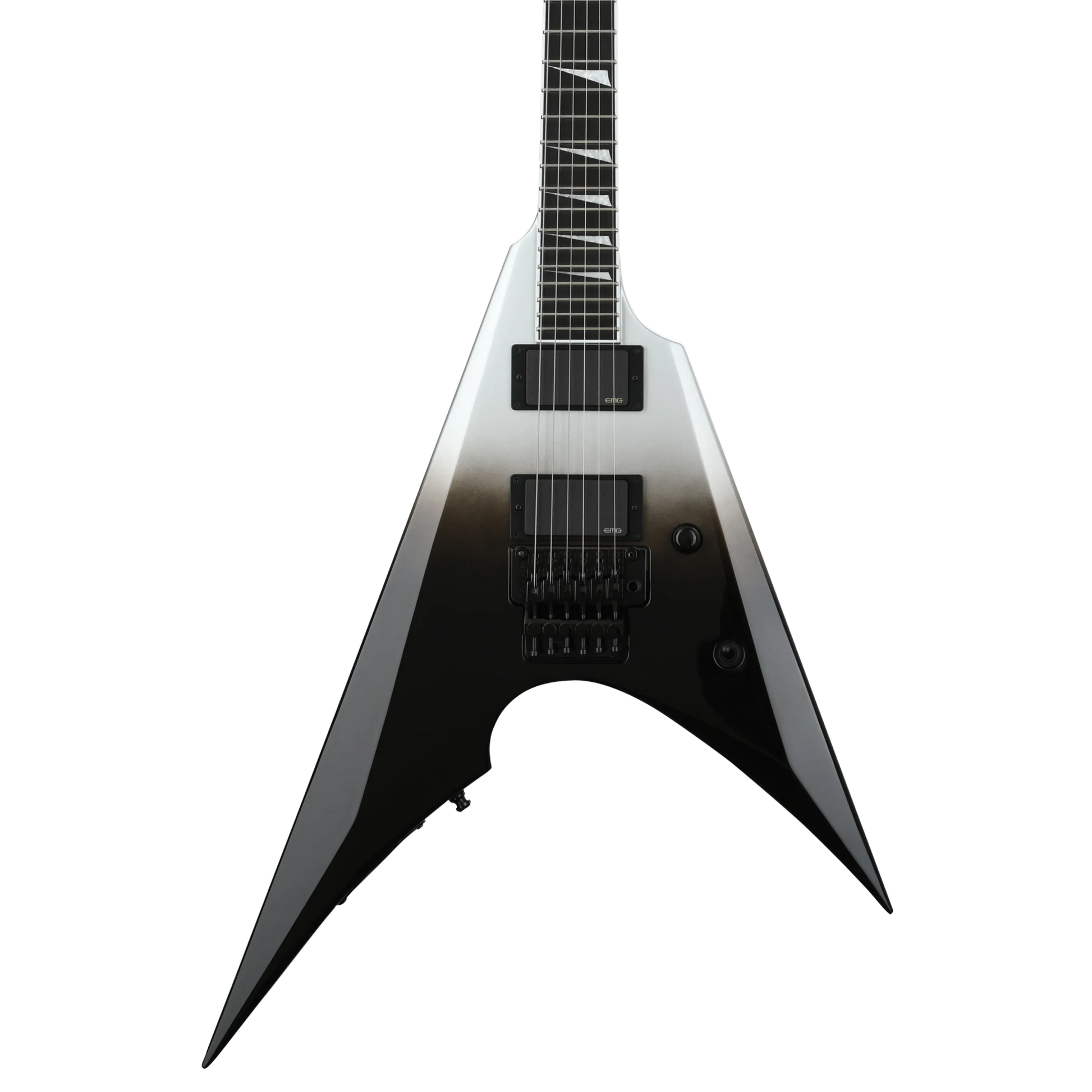 Đàn Guitar Điện ESP E-II Arrow HH, Ebony Fingerboard, Black Silver Fade - Qua Sử Dụng - Việt Music