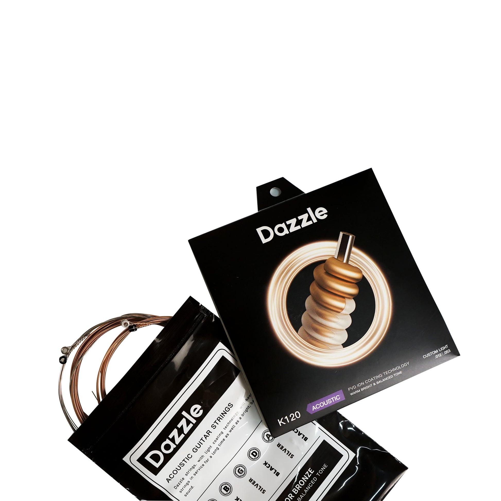 Dây Đàn Guitar Acoustic Dazzle K Series Phosphor Bronze / PVD Ion Coating - Việt Music