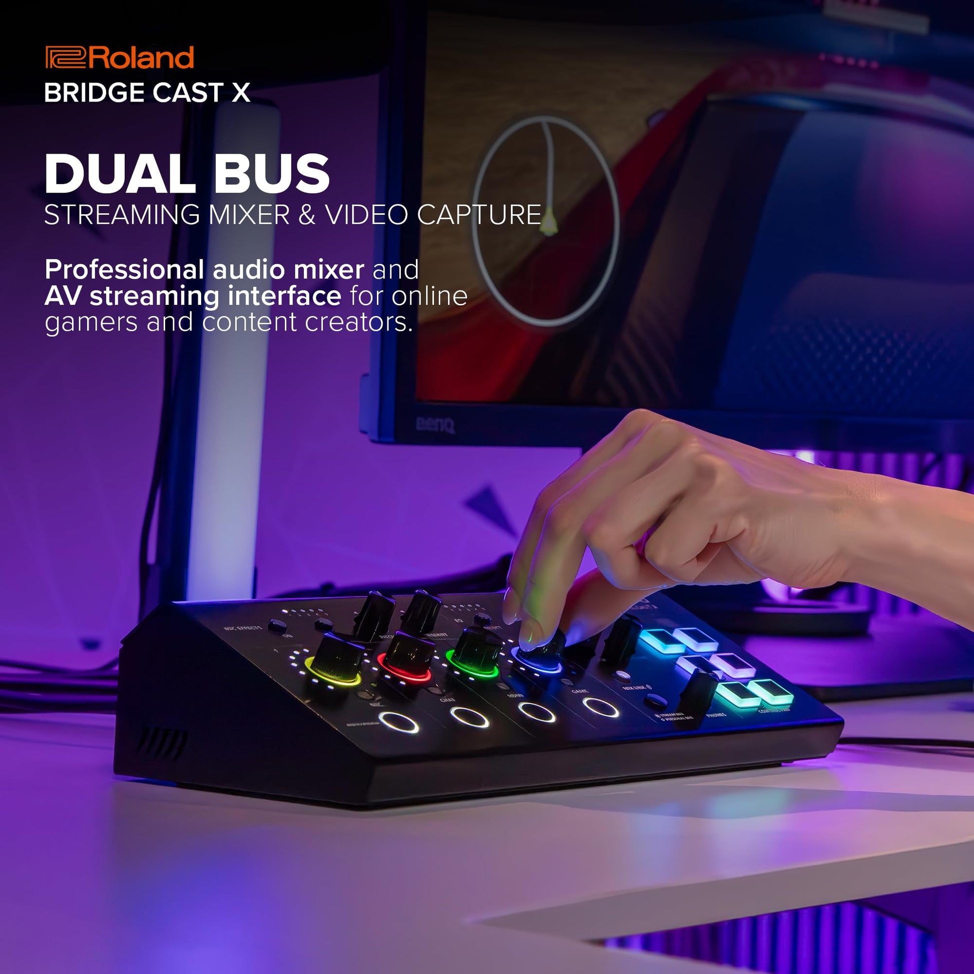 Mixer Roland Bridge Cast X Dual-bus Pro Streaming and Video Capture - Việt Music