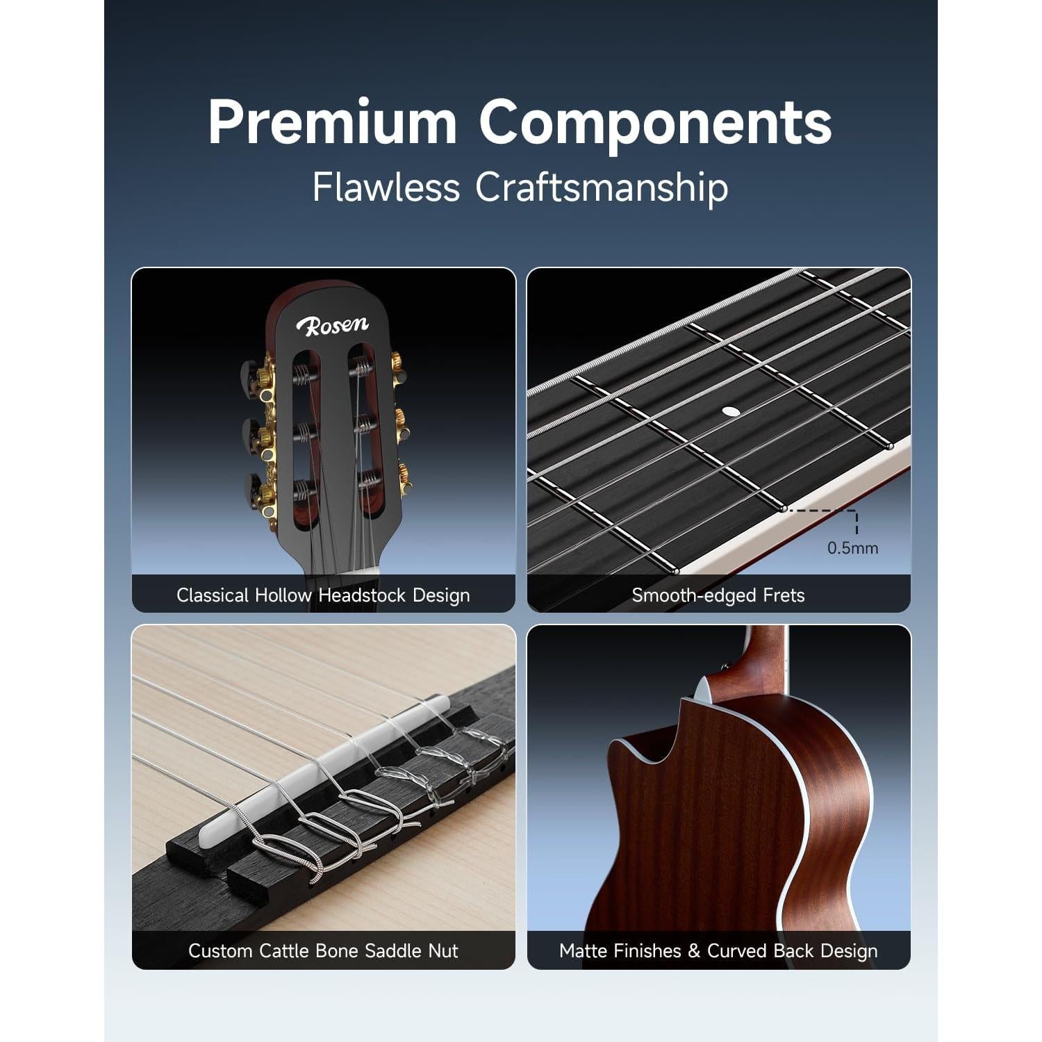 Đàn Guitar Classic Rosen V1A - Việt Music