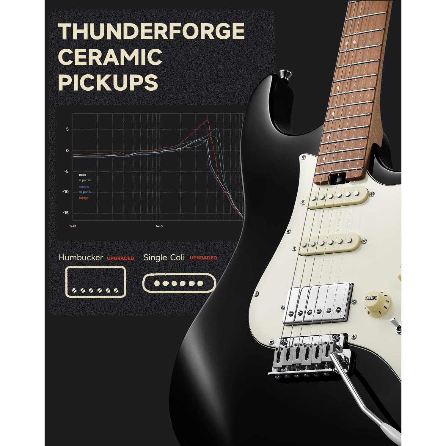 Đàn Guitar Điện Donner DST-550 HSS, Maple Fingerboard - Việt Music