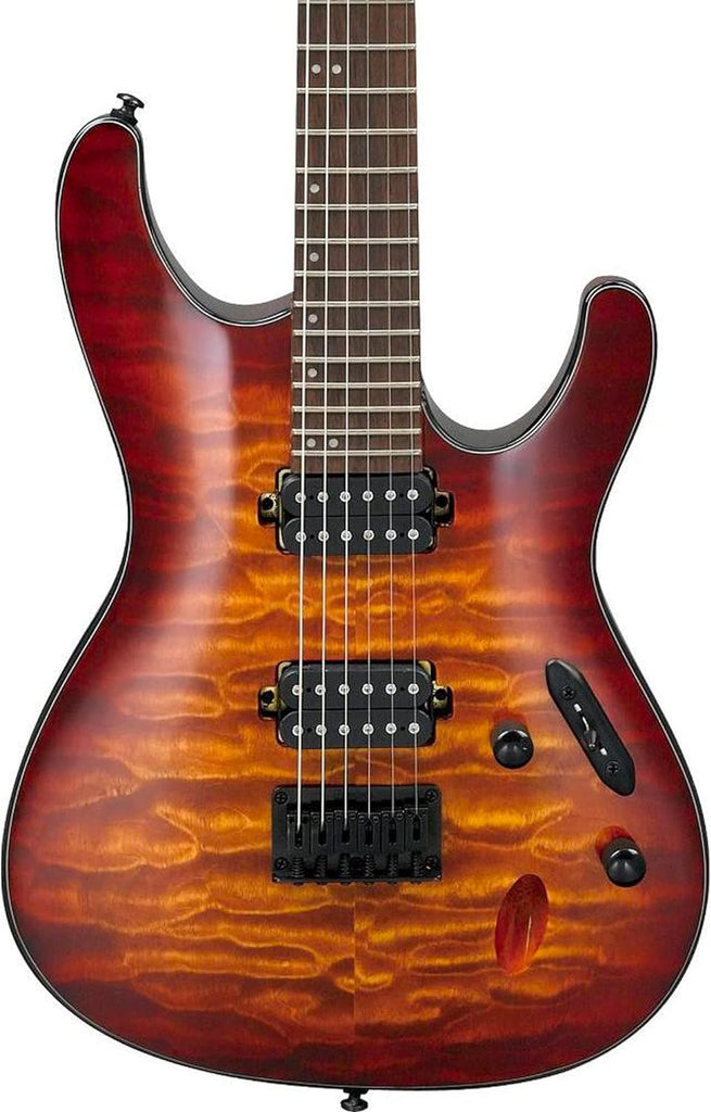 Đàn Guitar Điện Ibanez S621QM - S Standard HH, Rosewood Fingerboard, Dragon Eye Burst