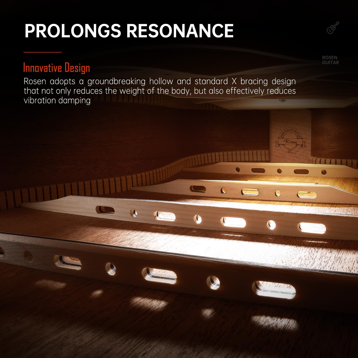 Đàn Guitar Acoustic Rosen G12A Pro - Neo Series - Việt Music