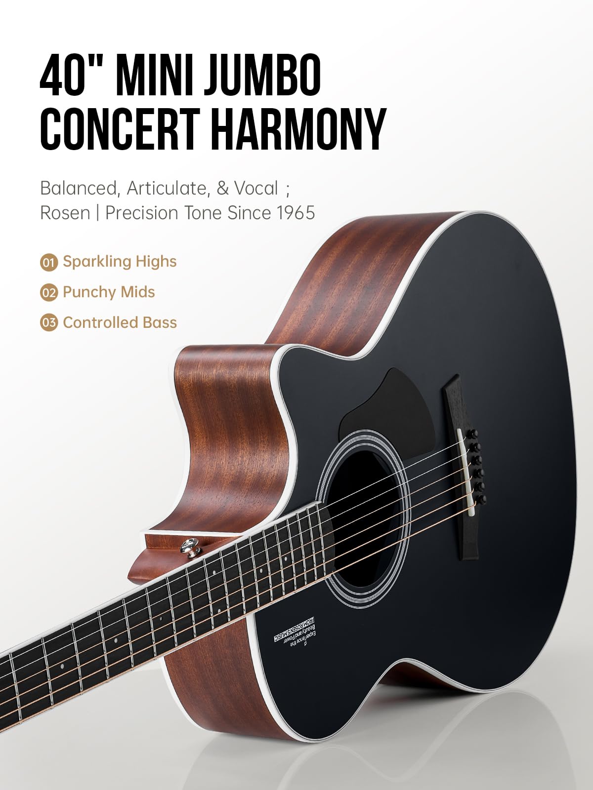 Đàn Guitar Acoustic Rosen G11A Mahogany - Neo Series - Việt Music