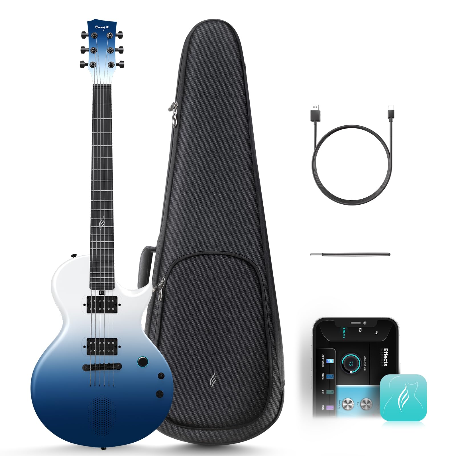 Đàn Guitar Điện Enya Nova Go Sonic, Colorful - Việt Music
