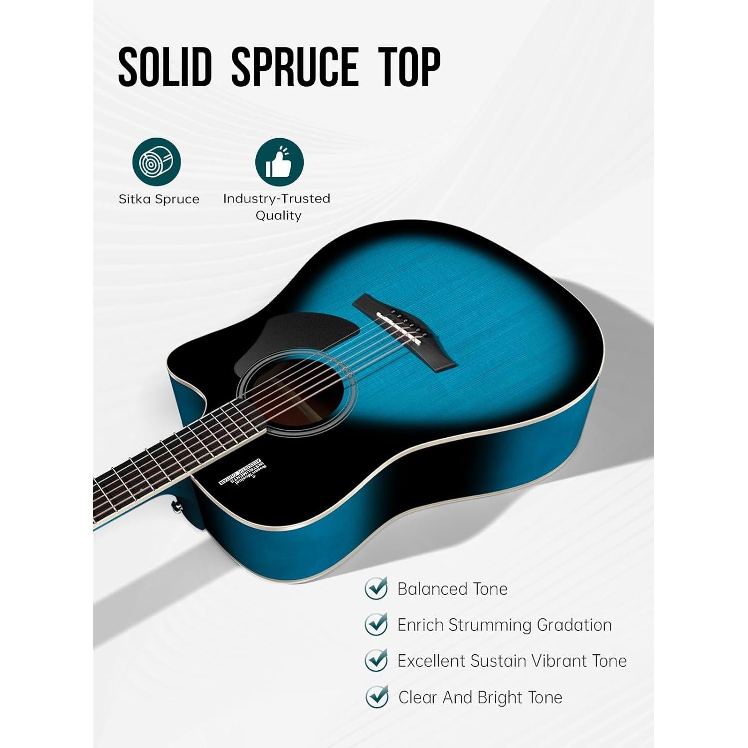Đàn Guitar Acoustic Rosen G11D (2025) - Việt Music