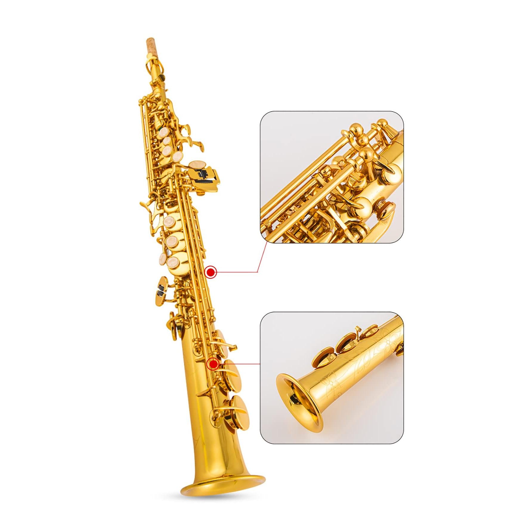 Kèn Saxophone Soprano Saiger SS-2604 - Việt Music