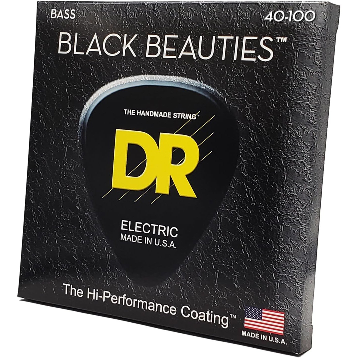 Dây Đàn Guitar Bass DR Strings BKB-40 Black Beauties Coated Steel - Việt Music