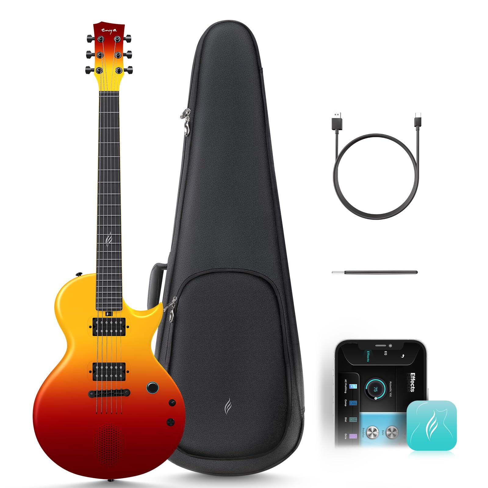 Đàn Guitar Điện Enya Nova Go Sonic, Colorful - Việt Music