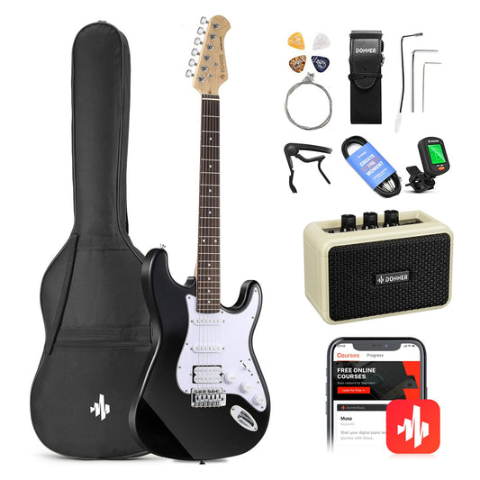 Đàn Guitar Điện Donner DST-100 HSS, Purpleheart Fingerboard, Combo - Việt Music