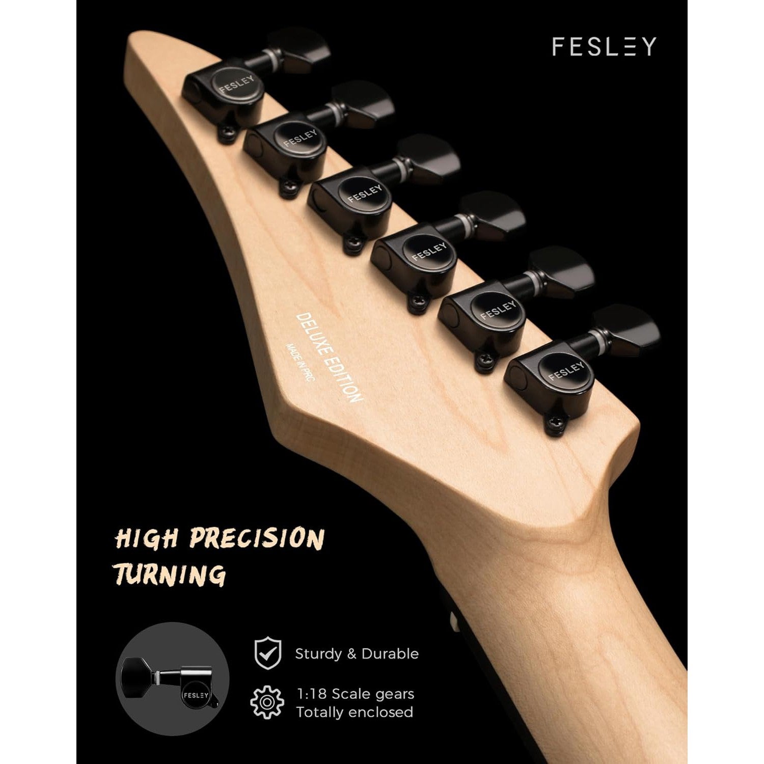 Đàn Guitar Điện Fesley FDK800 HSS, Mixed Fingerboard - Việt Music