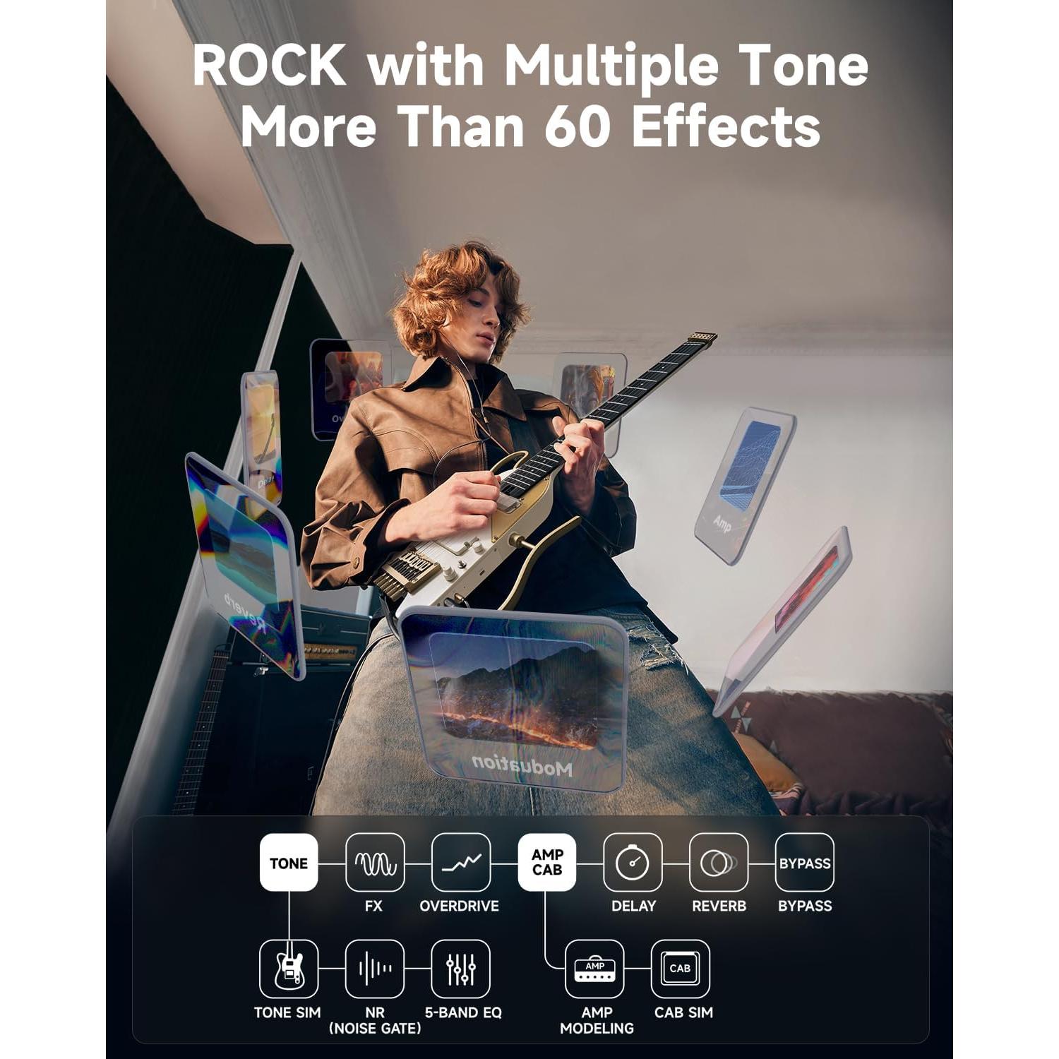 Đàn Guitar Điện Donner HUSH-X Pro - Việt Music