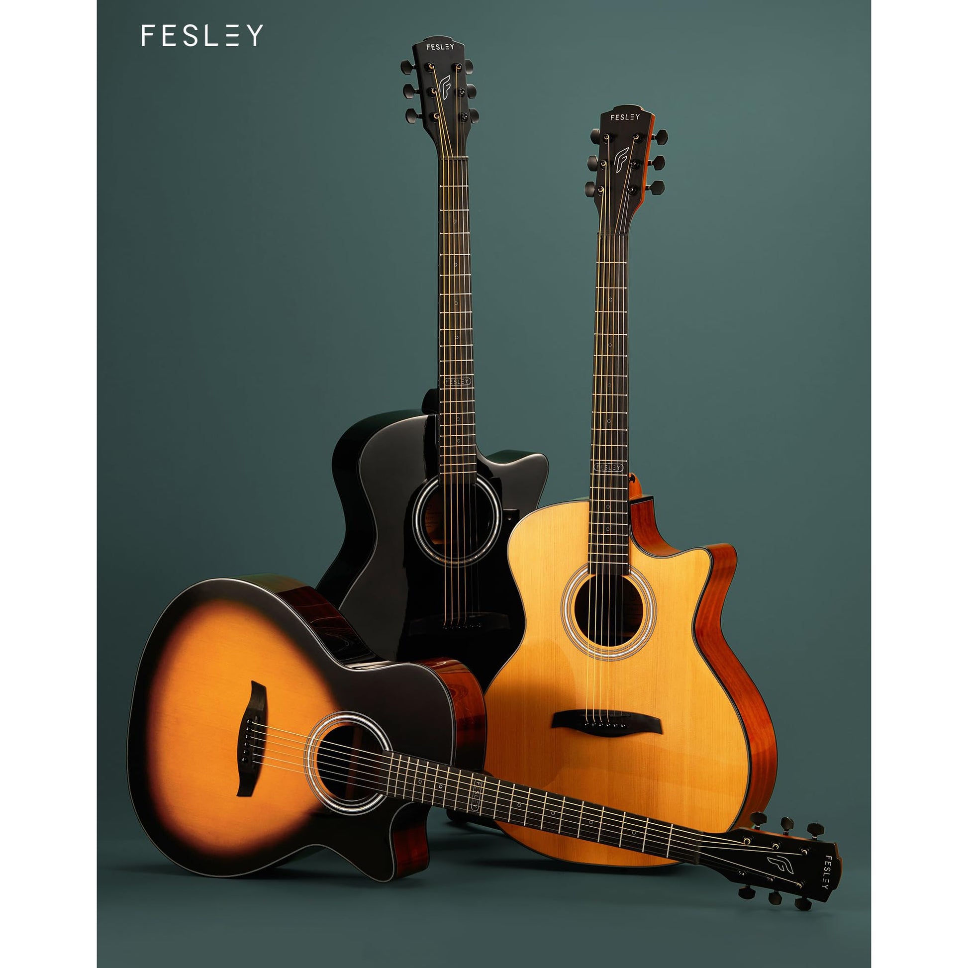 Đàn Guitar Acoustic Fesley FF60 - Việt Music