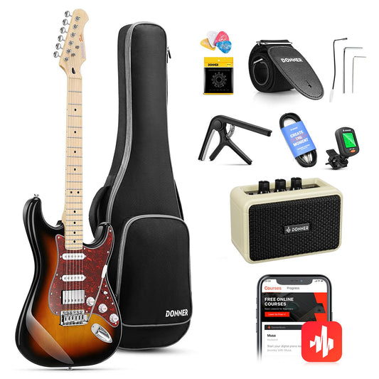Đàn Guitar Điện Donner DST-152 HSS, Maple Fingerboard - Việt Music