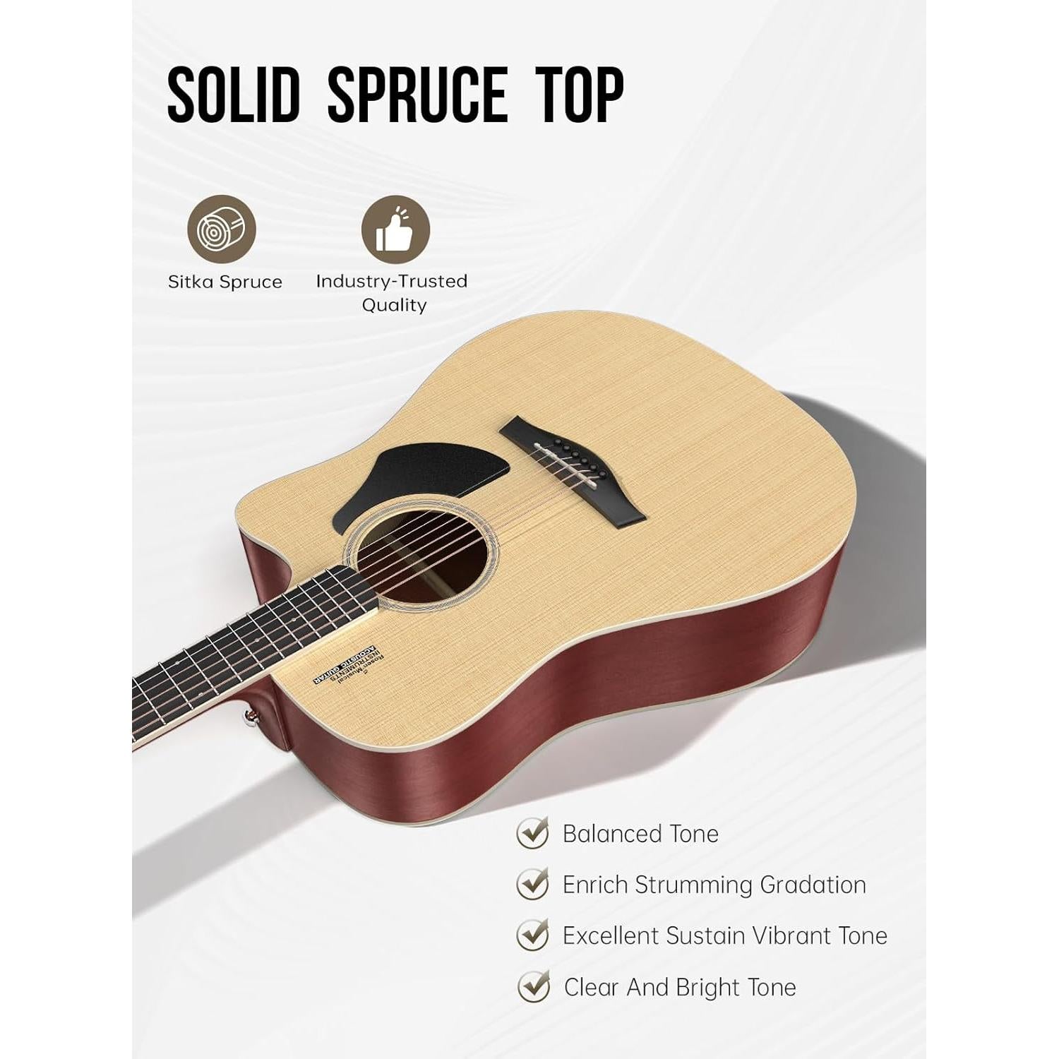 Đàn Guitar Acoustic Rosen G11D (2025) - Việt Music