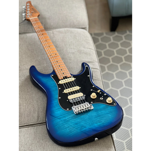 Đàn Guitar Điện Soloking MS-1 Classic MKII HSS, Maple Fingerboard, Blue Burst - Việt Music