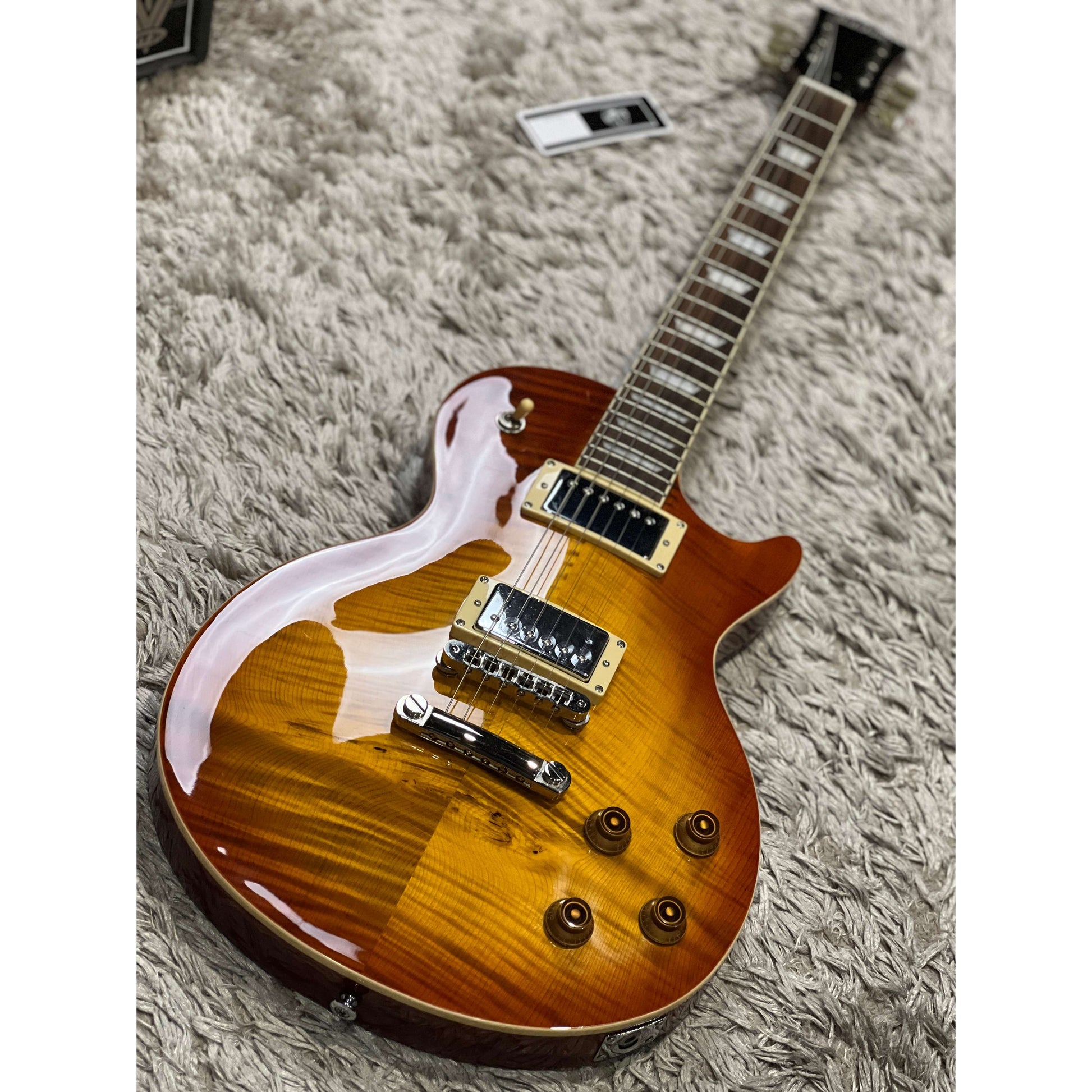 Đàn Guitar Điện Soloking SLS60FM Deluxe HH, Rosewood Fingerboard, Honeyburst - Việt Music