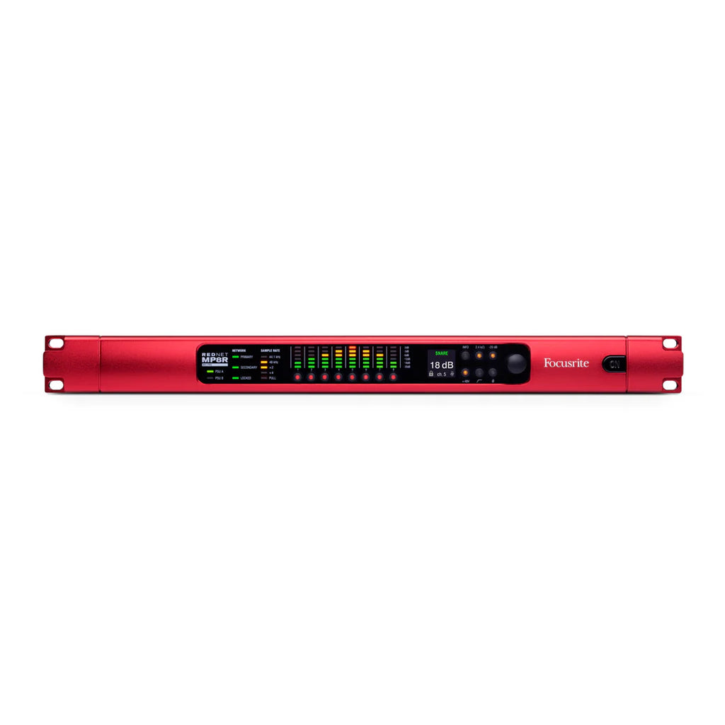 Audio Interface Focusrite Rednet MP8R Rednet 1U 8 Channel Mic Preamp