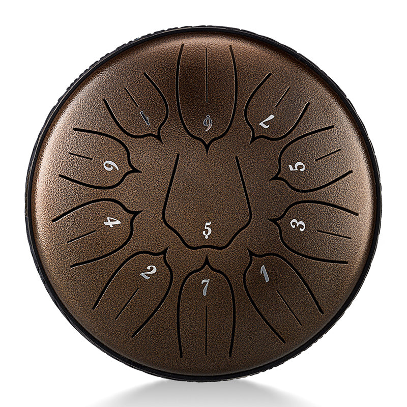 Trống Không Linh Hluru THL11-6 11 Notes 6" Carbon Steel Tongue Drum - Việt Music