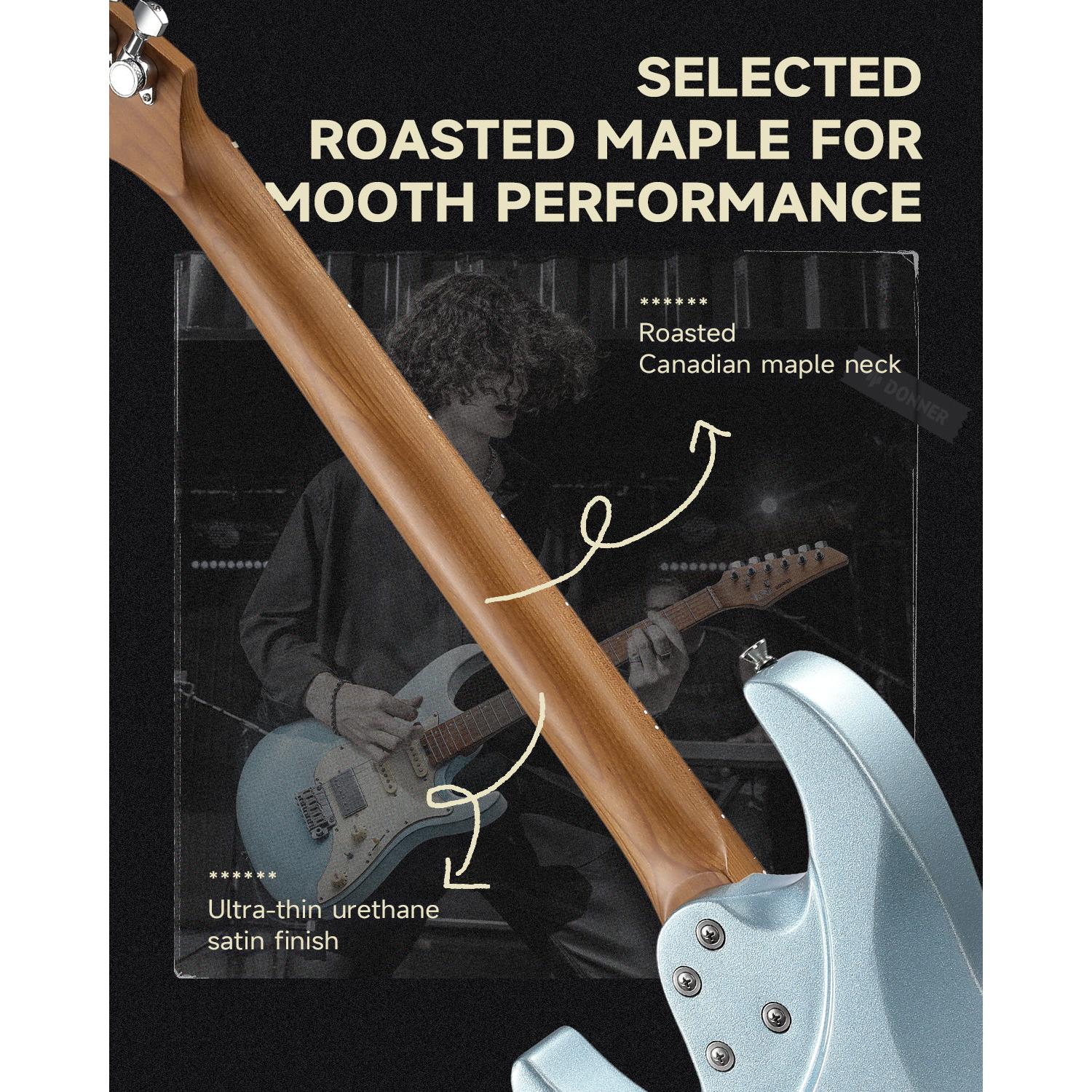 Đàn Guitar Điện Donner DST-550 HSS, Maple Fingerboard - Việt Music
