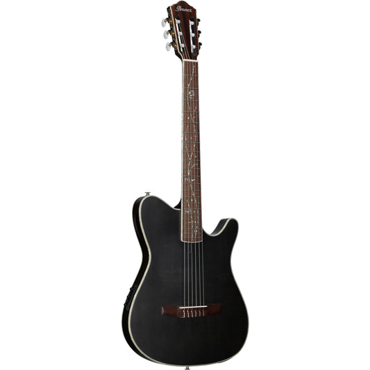 Đàn Guitar Classic Ibanez TOD10N Tim Henson Signature Nylon Acoustic, Black Flat - Việt Music