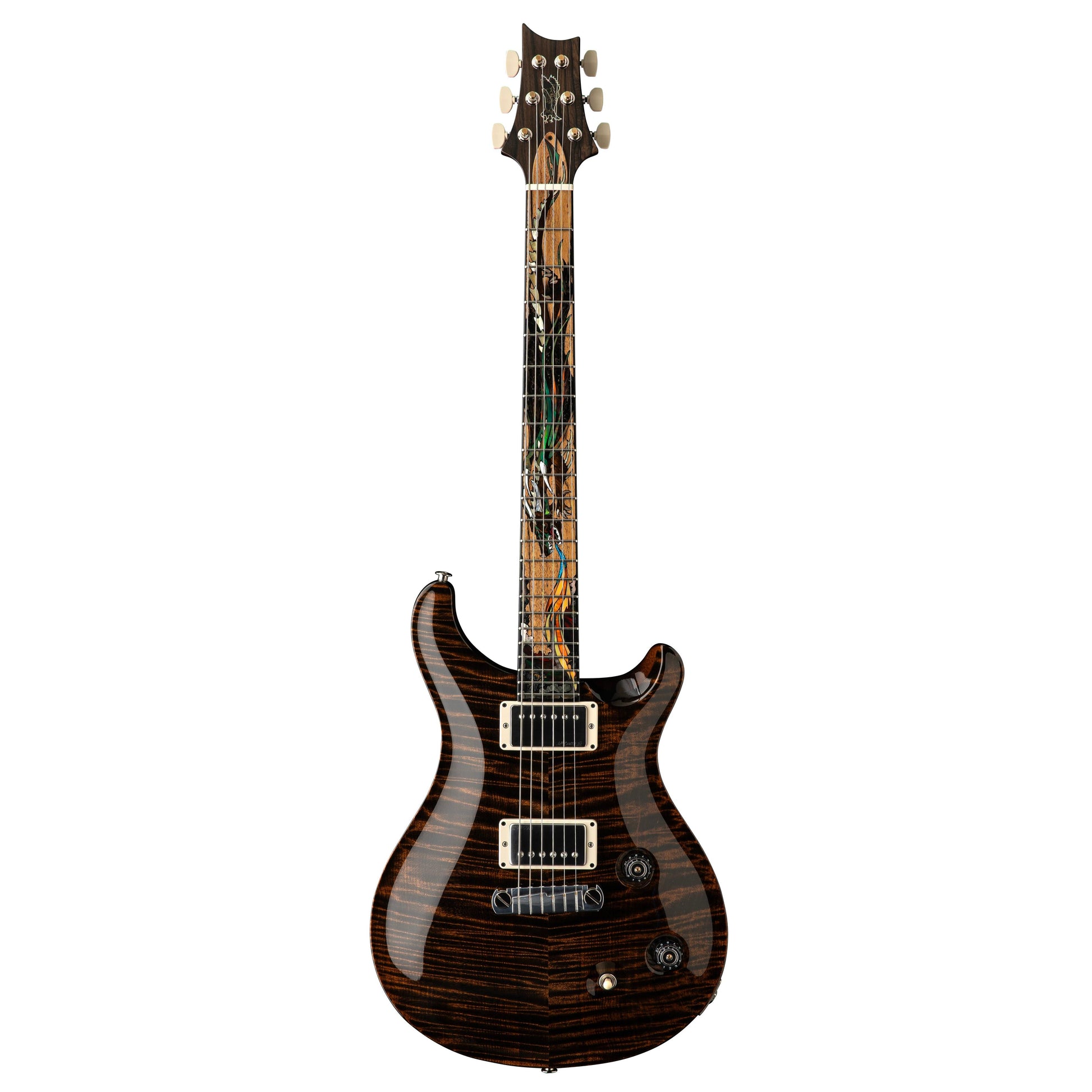 Đàn Guitar Điện PRS Private Stock 40th Anniversary Dragon HH, Ebony Fingerboard, Burnt Chestnut (2024) - Việt Music