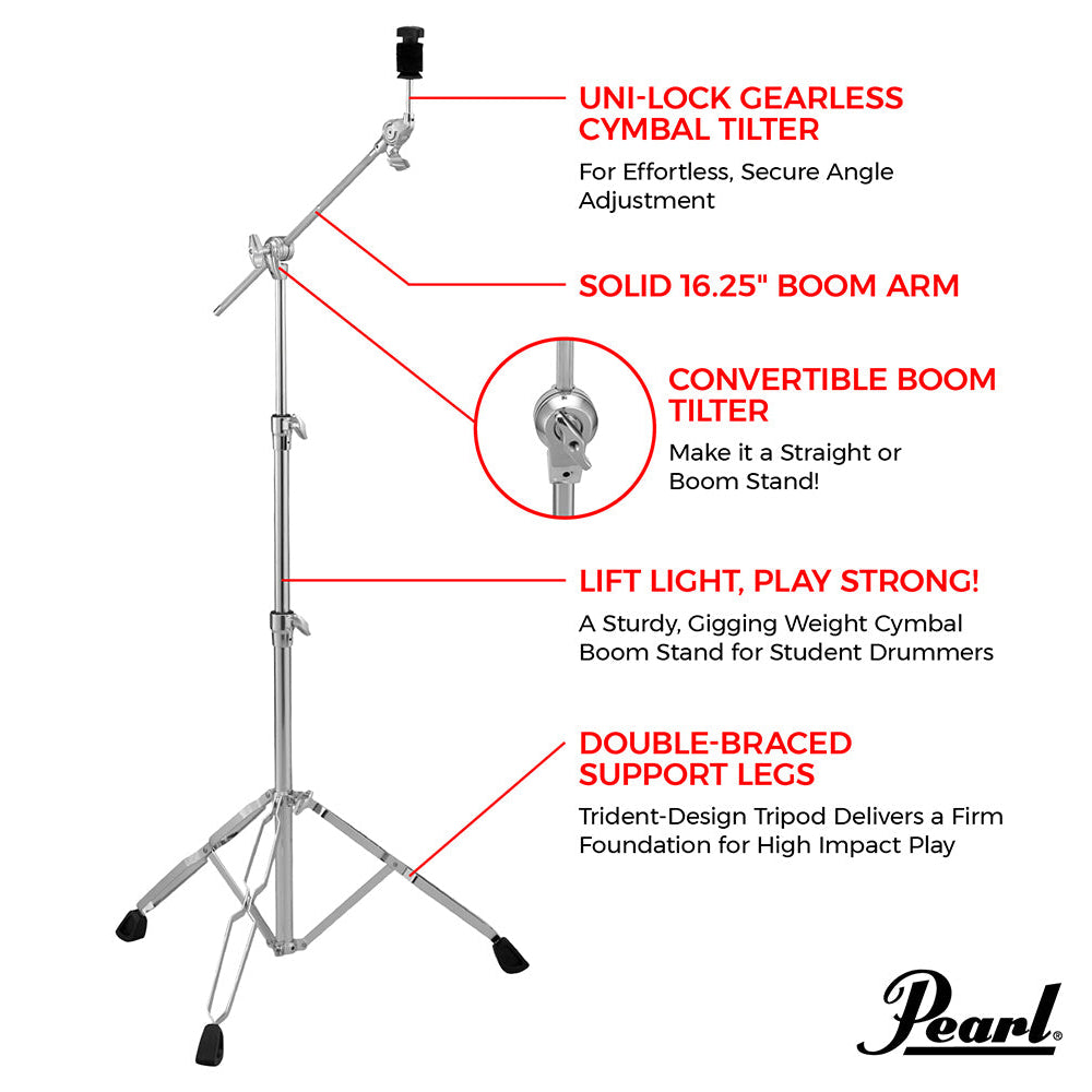 Chân Cymbal Pearl BC-830 Boom Stands - Việt Music